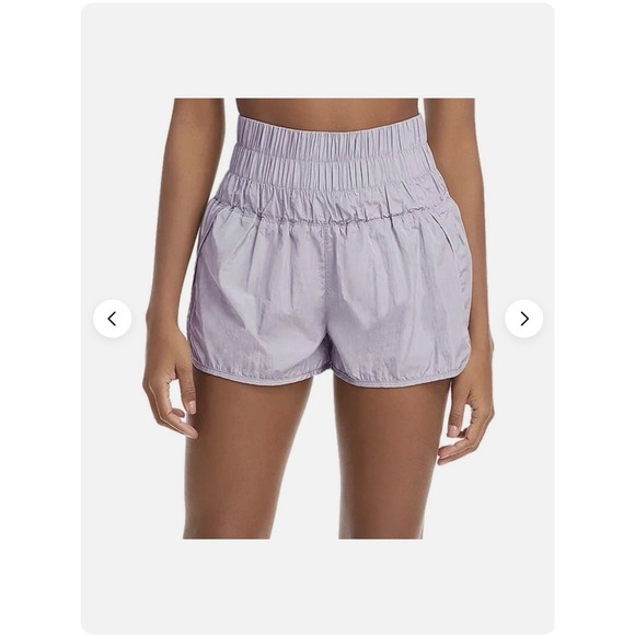 FP Movement by Free People Pants - FP Movement by Free People The Way Home Shorts Lavender Dust Purple Women's XL